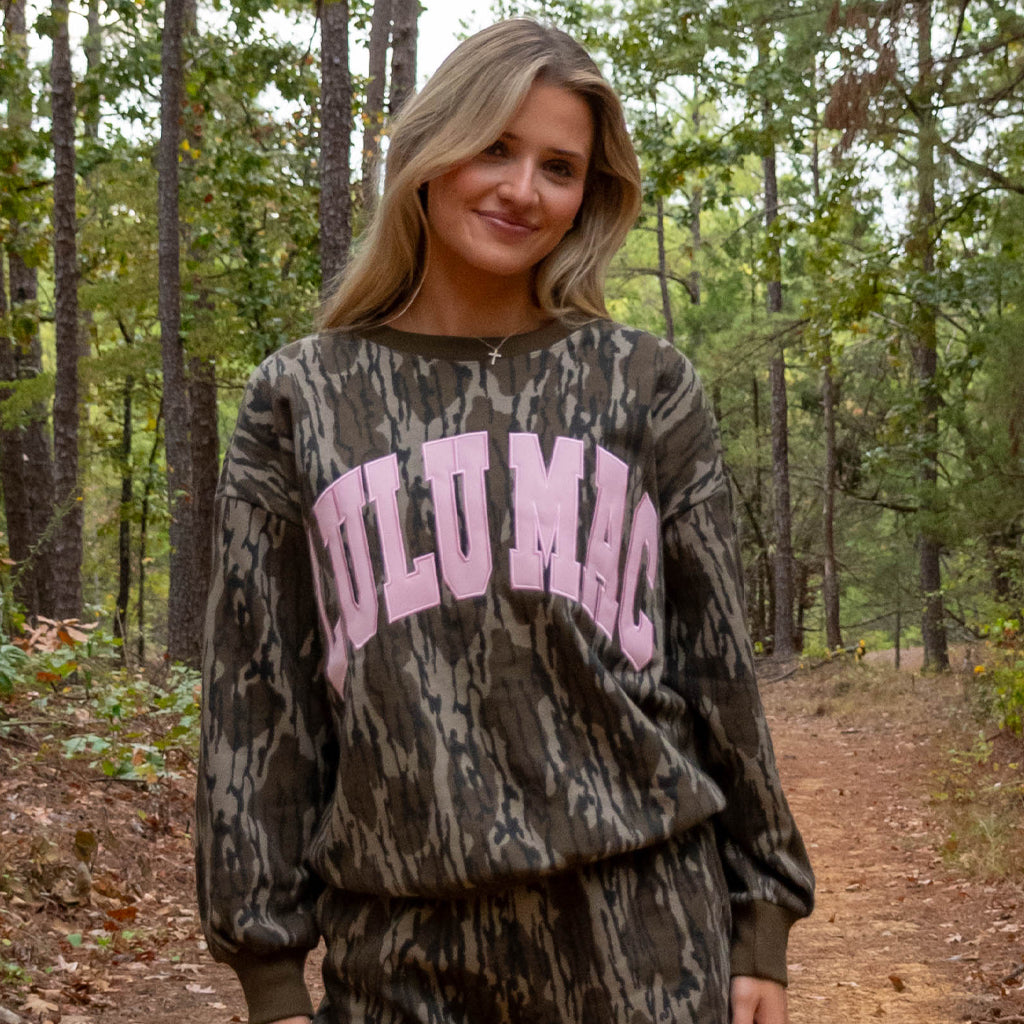 Lulu Mac Mossy Oak Sweatshirt Preorder- Multiple colors