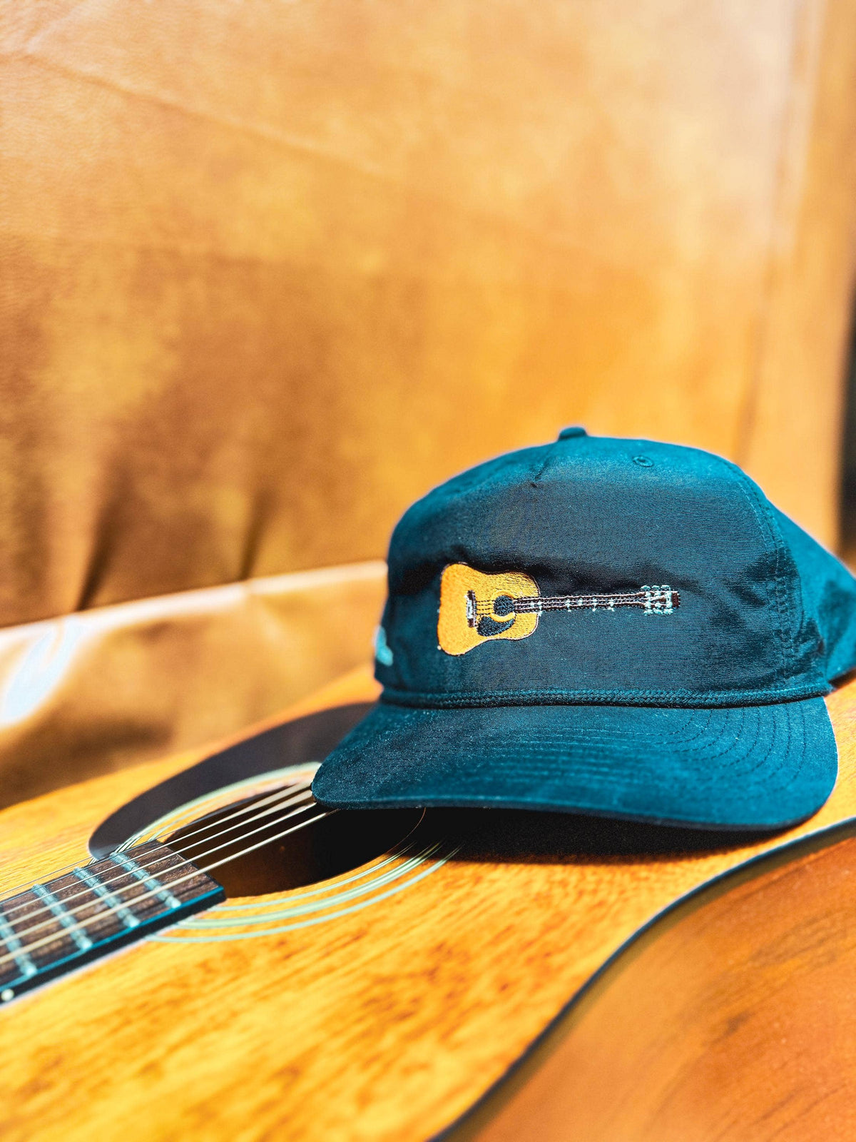 Black "Guitar" Rope Hat
