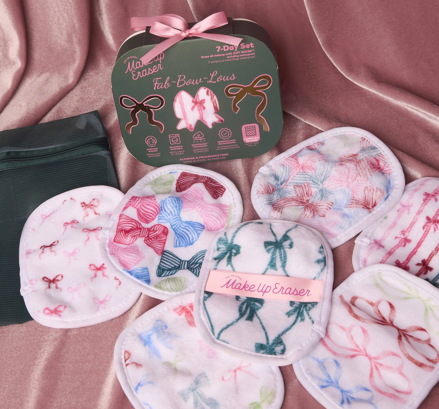 Make-Up Eraser Fab-BOW-lous 7-Day Set |  The Whimsical Bow Edit