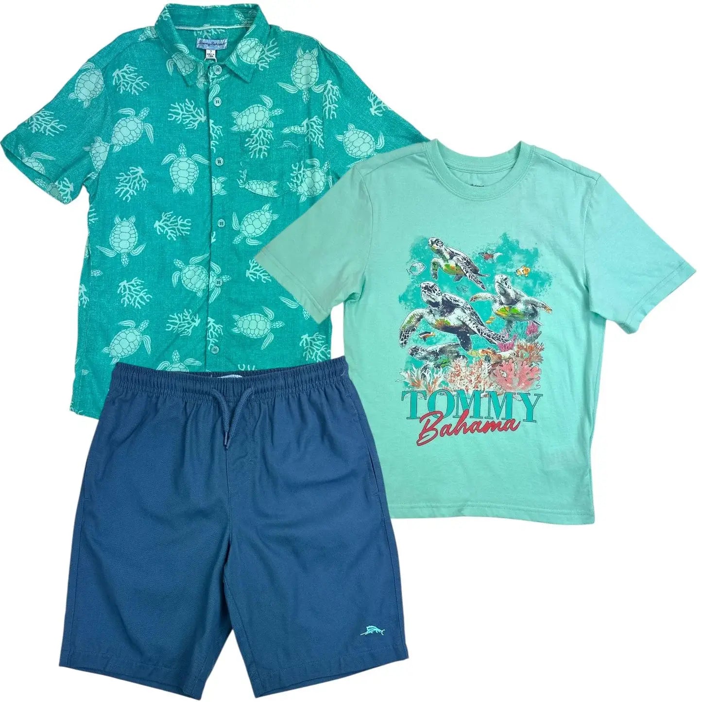 TOMMY BAHAMA Boys 3-Piece Short Set
