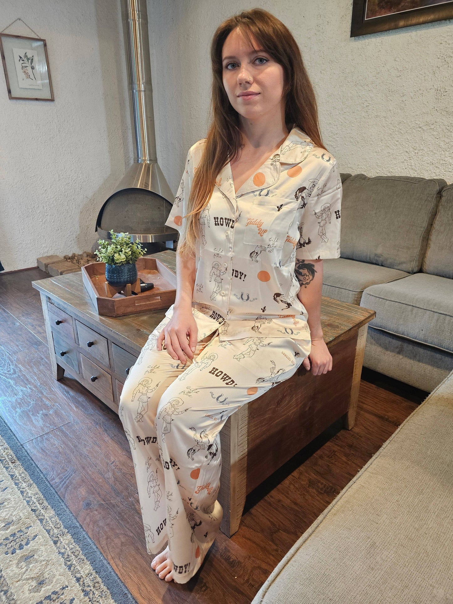 Giddy up SS Pajama Sets