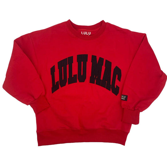 Lulu Mac Red/Black Sweatshirt - Stitch