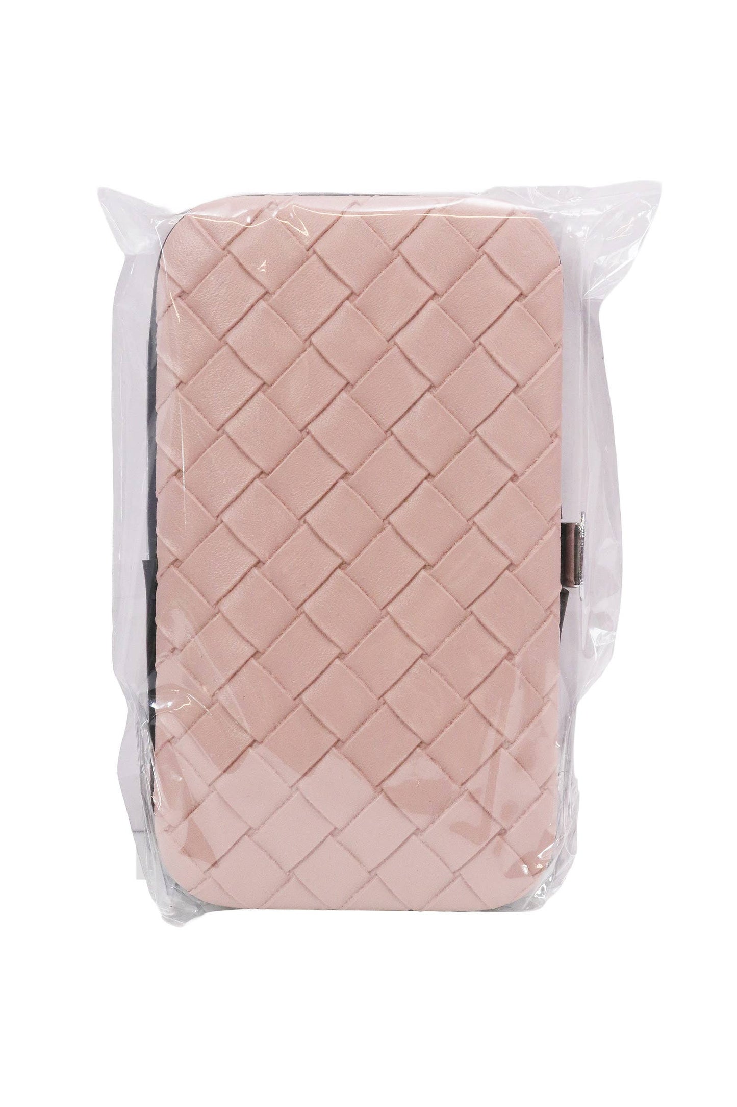 Basket Weave Vegan Leather 7 Pcs Nailcare Kit