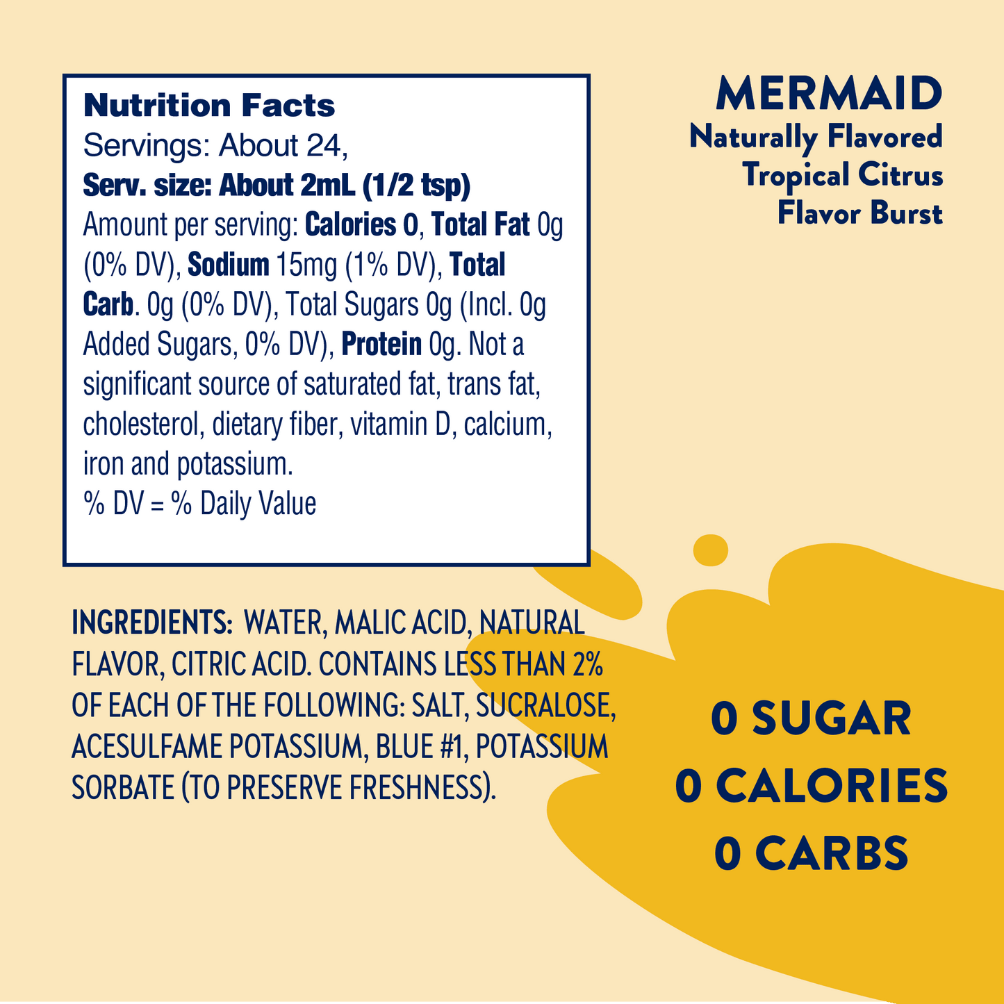 Jordan's Skinny Mixes Flavor Burst - Sugar Free Mermaid™