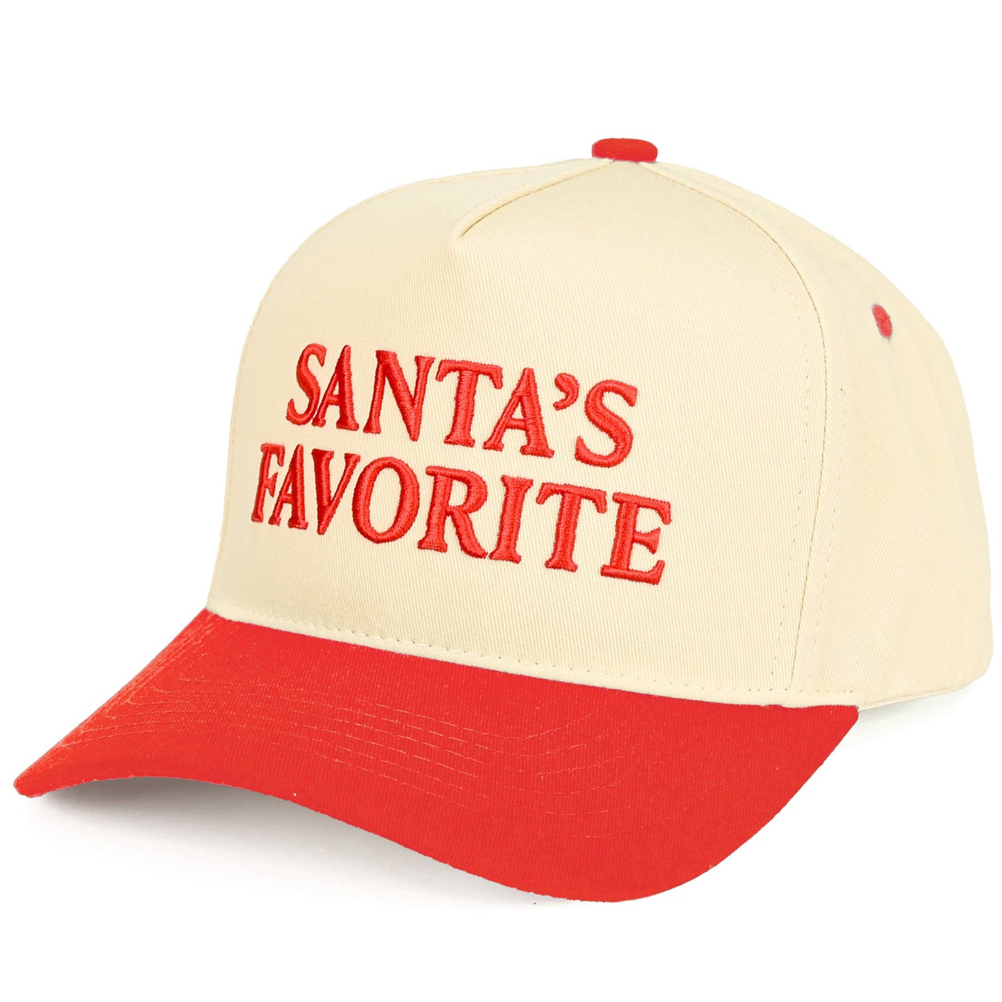 C.C SANTAS FAVORITE Letter Embroidered Trucker Cap