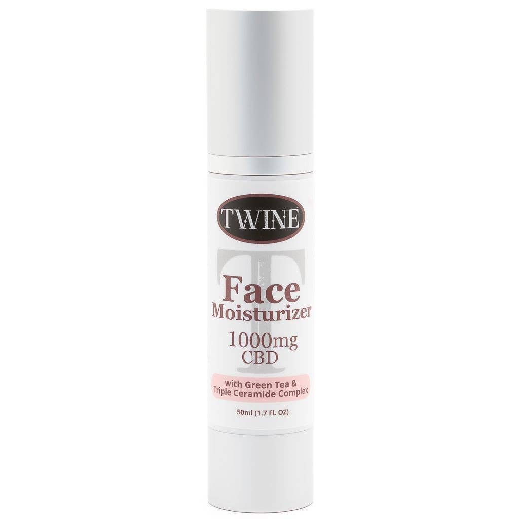 Twine CBD Face Moisturizer w/Green Tea, Triple Ceramide-Skin Care