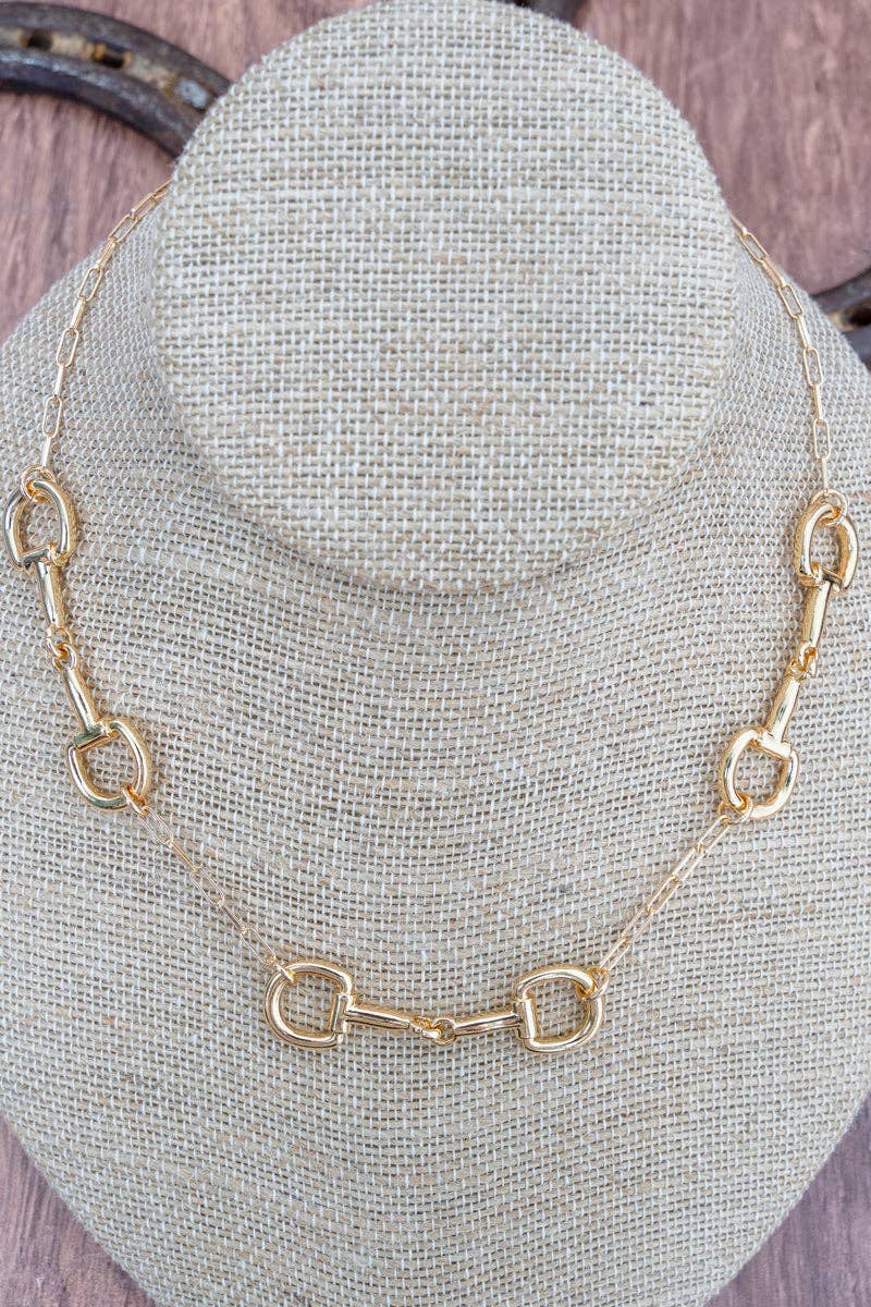TIPI Bridle Row Goldtone Necklace