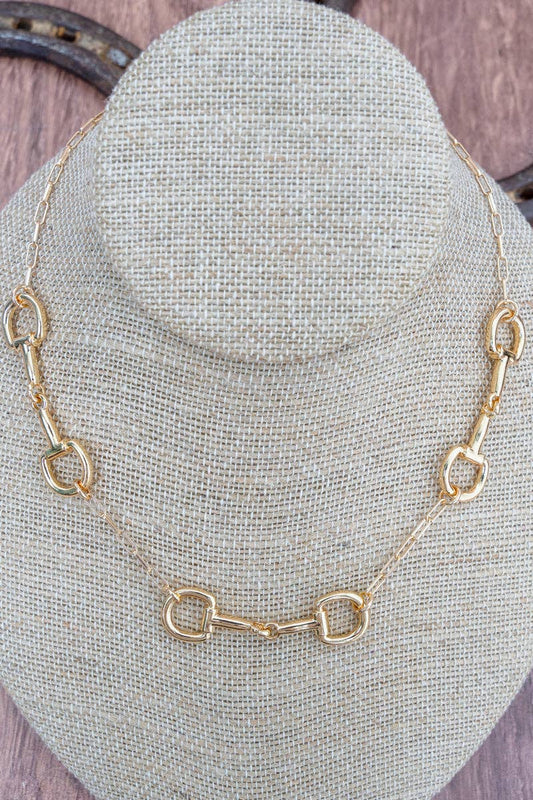 TIPI Bridle Row Goldtone Necklace