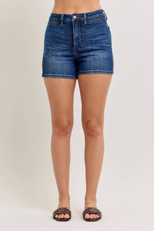 Judy Blue HW T.C. Slim Short