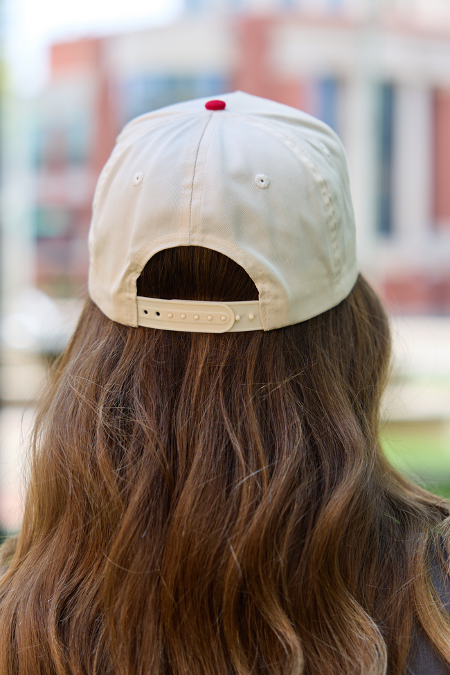 Pink Lily It's Gameday Red Embroidered Trucker Hat