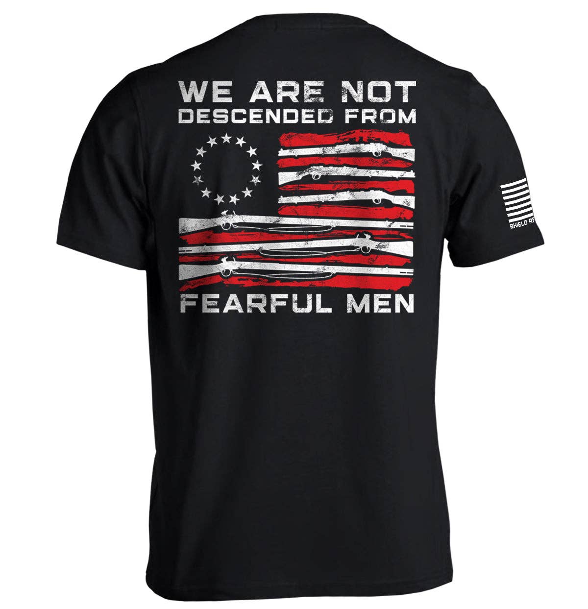 Shield Republic We Are Not Descended From Fearful Men Tee