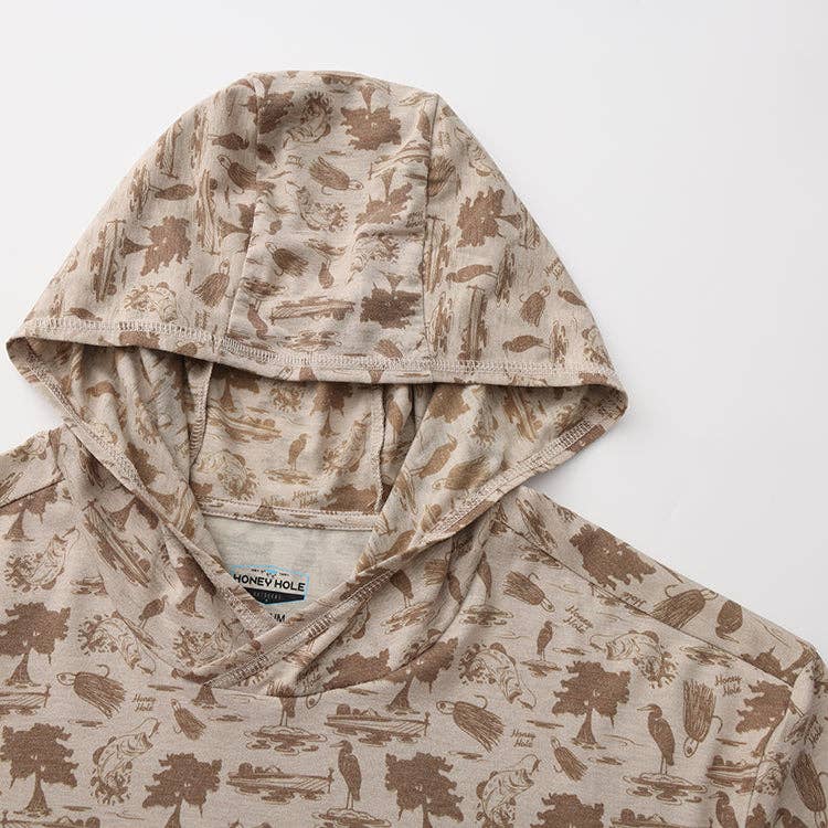 Honey Hole LS Performance Hoodie - Bayou Bait