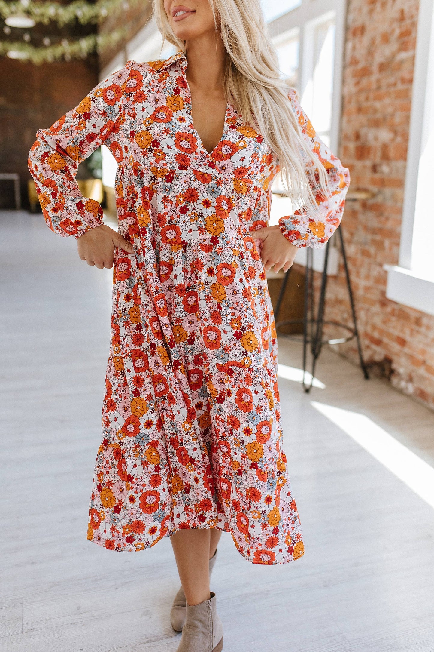 Londyn Floral Boho Dress