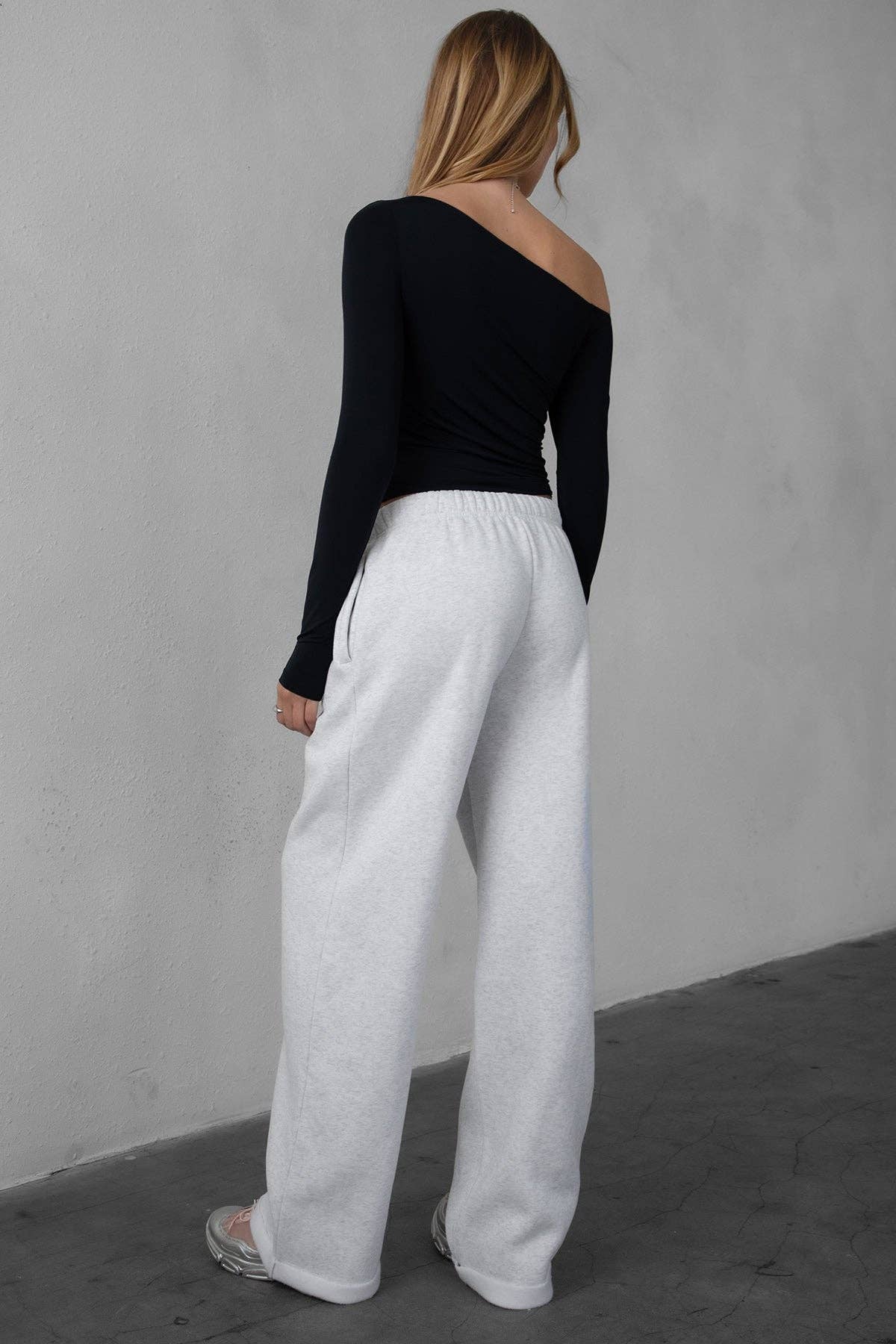 LANI Lightweight Fleece Wide Leg Sweatpants