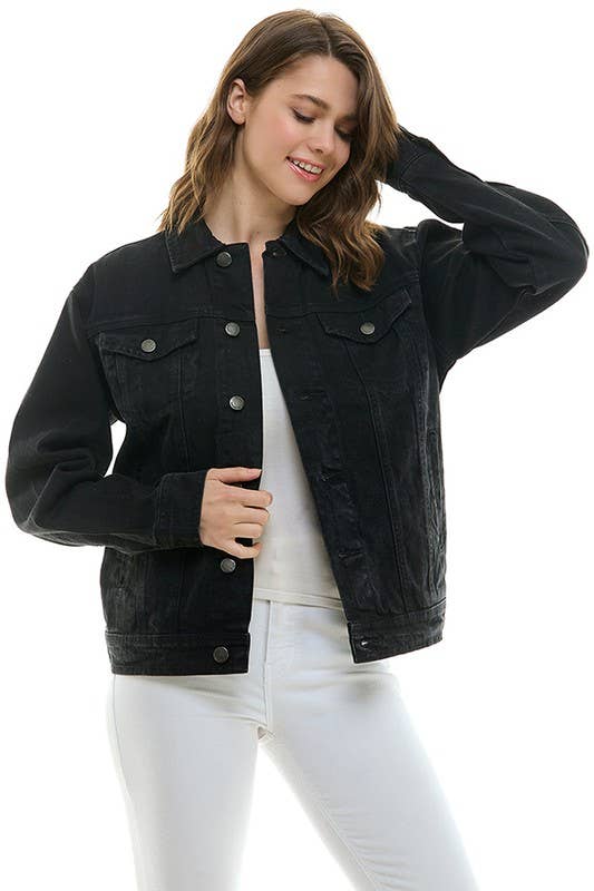 Cotton Casual Denim Boyfriend Jacket