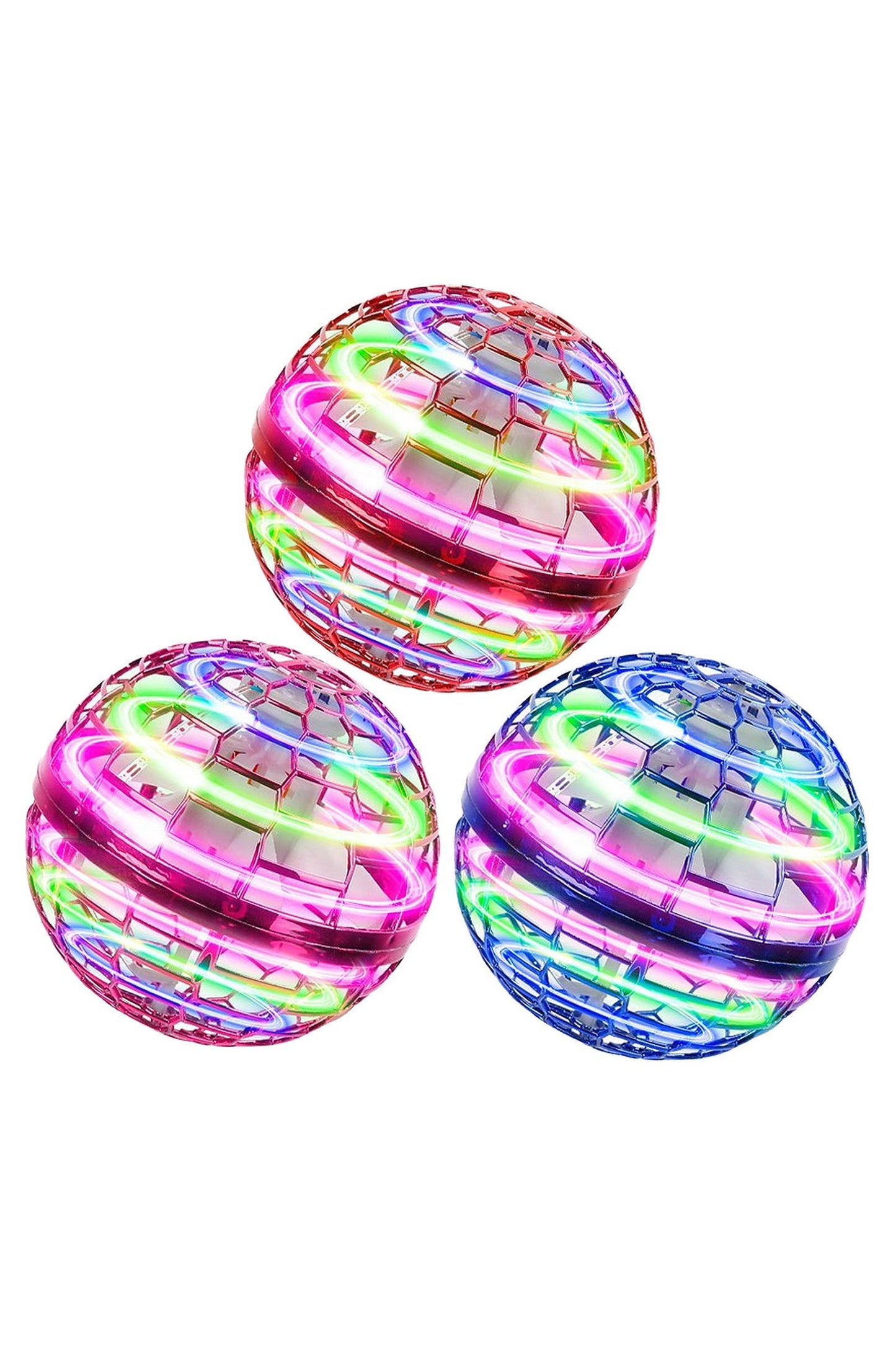 Magic Led Light Flying Ufo Mini Drone Spinner Toy