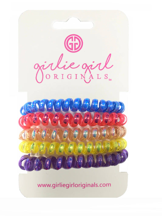 Girlie Girl Telephone Cord Hair Ties