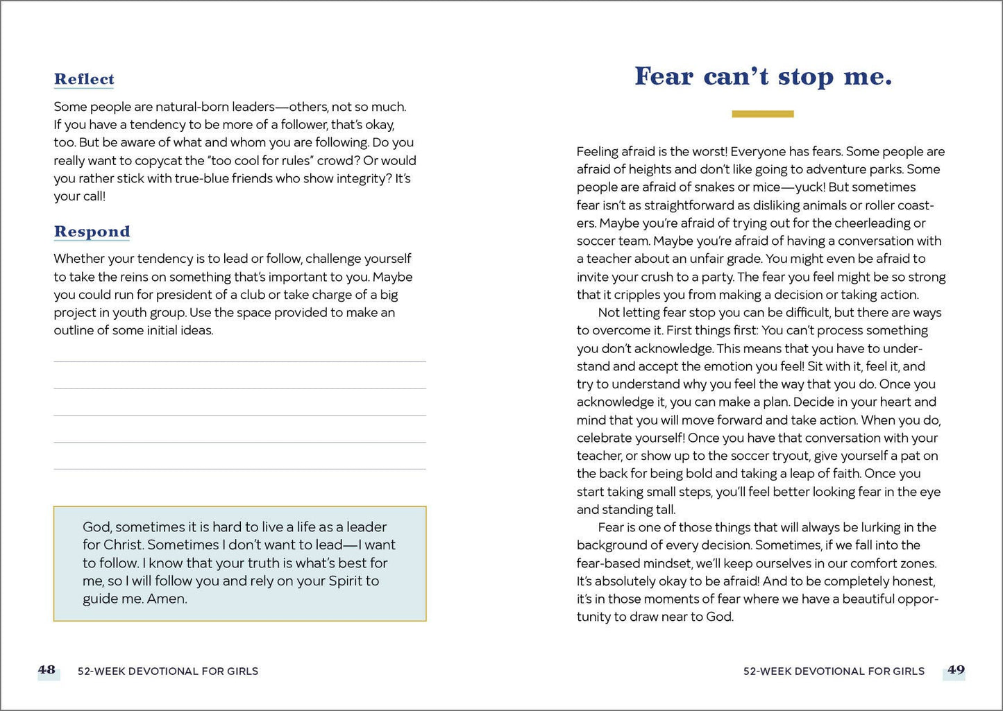 52-Week Devotional for Girls