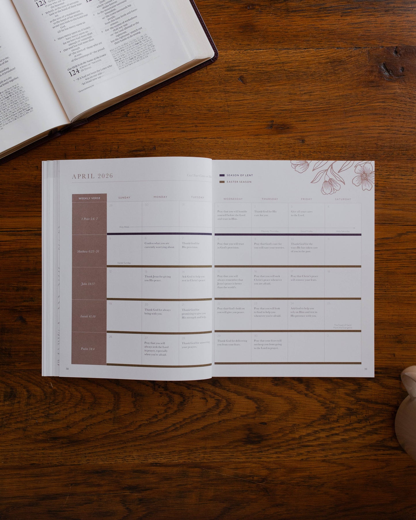 2026 Prayer Calendar by The Daily Grace Co.