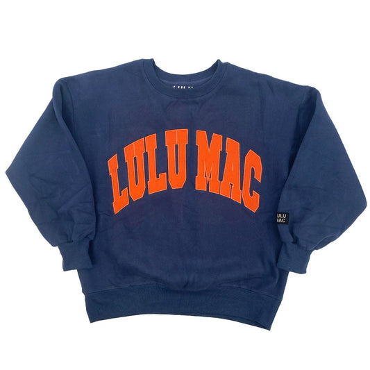 Lulu Mac Navy/Orange Sweatshirt - Stitch