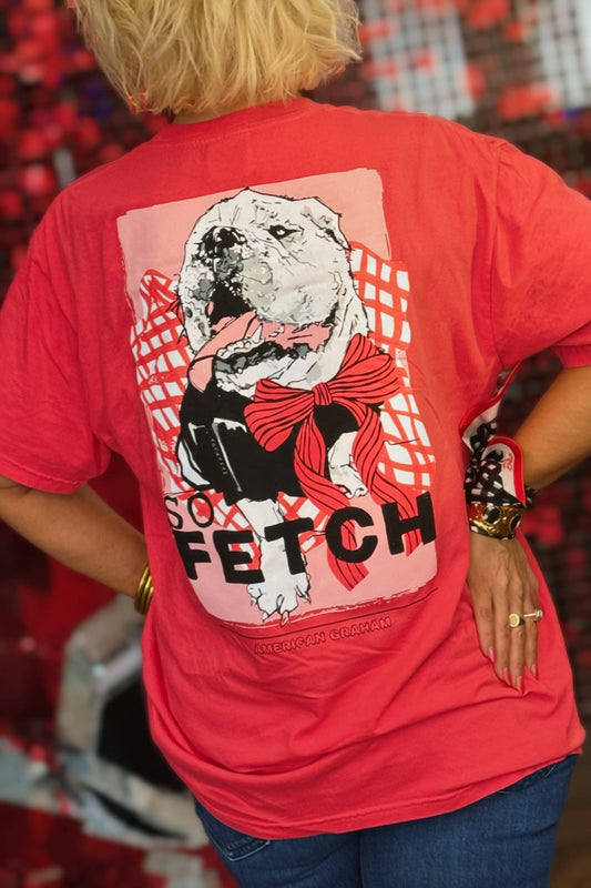 So Fetch Bulldog Comfort Colors® Graphic T-Shirt