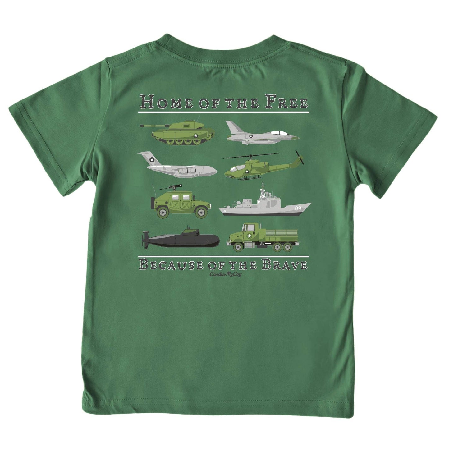 Cardin McCoy Kids' Home of the Free Short-Sleeve Tee