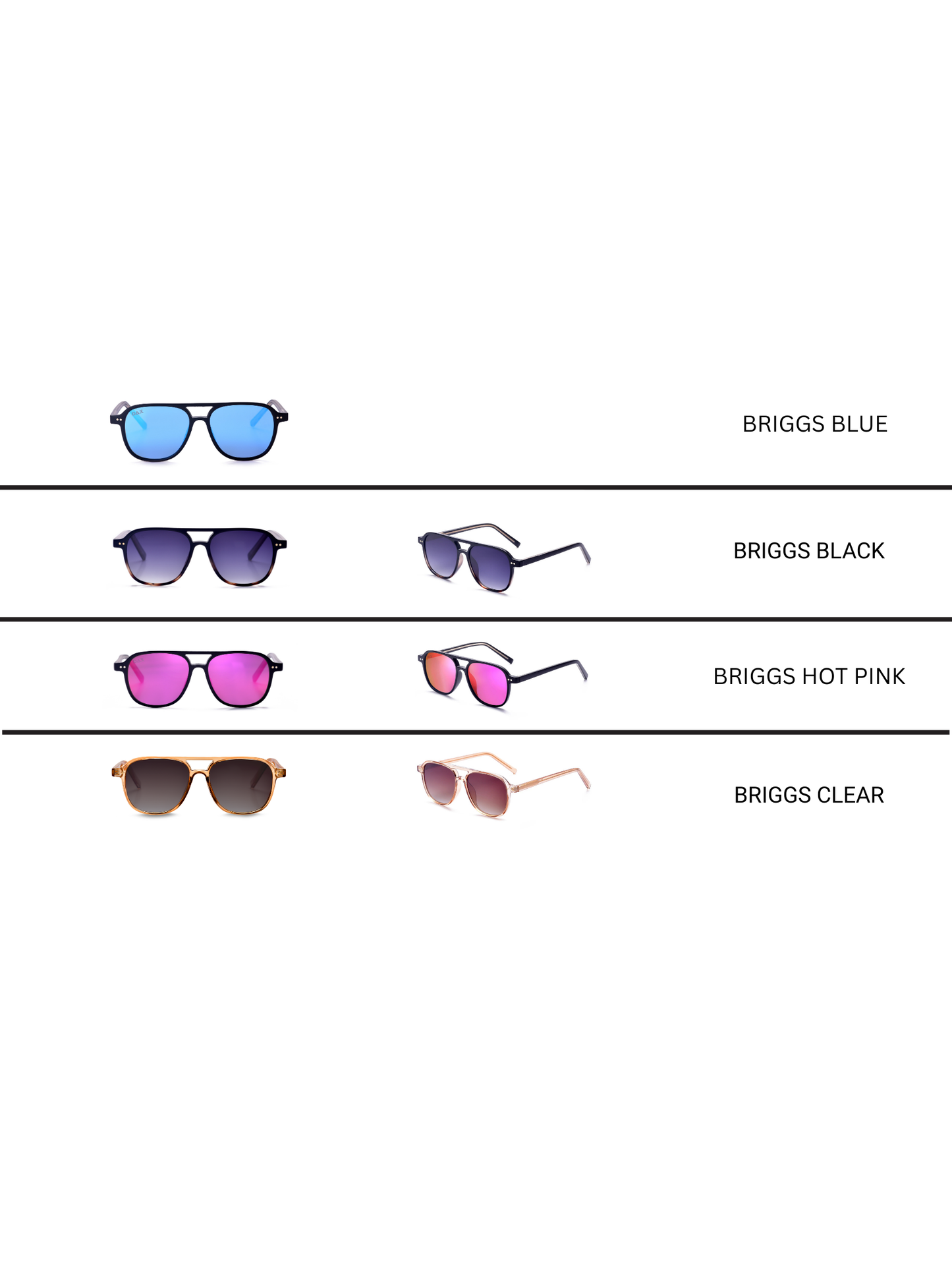 Briggs - Dax Women's Polarized Small/ Medium Aviator