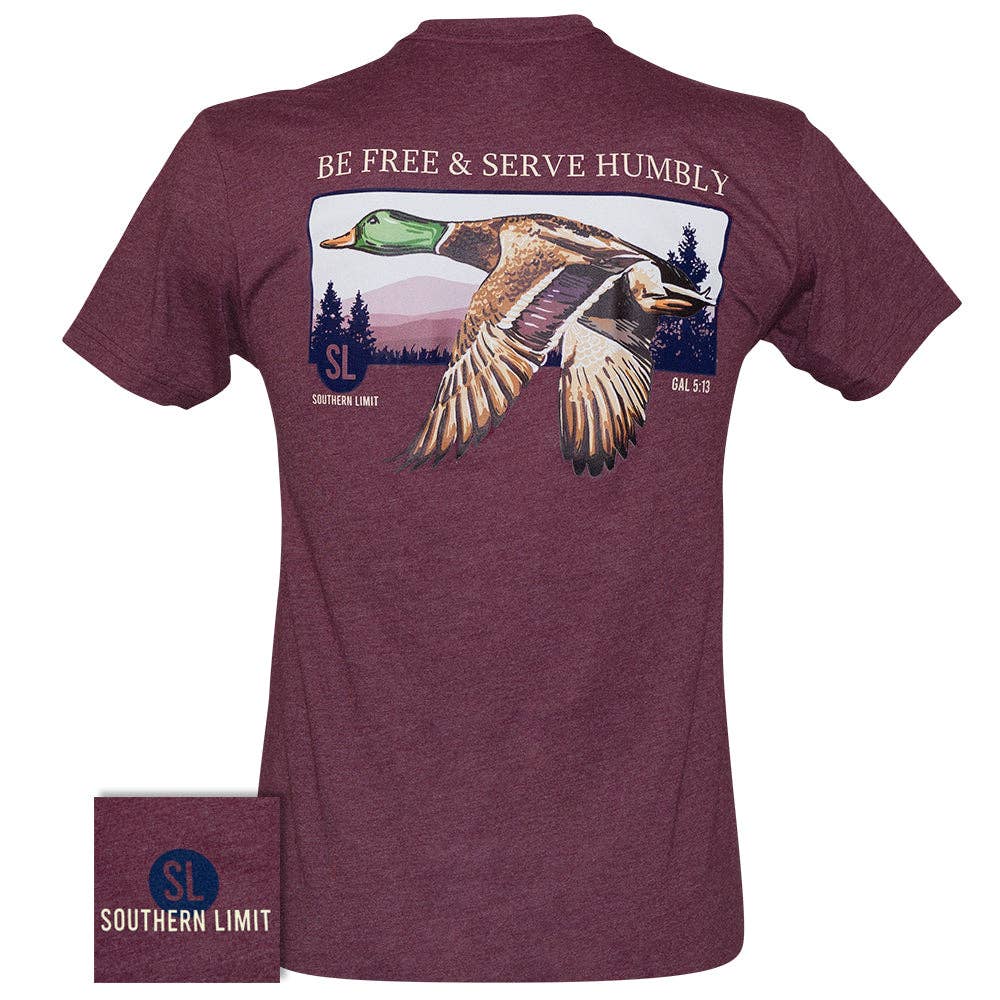 Southern Limit Be Free Mens Southern Graphic Tees