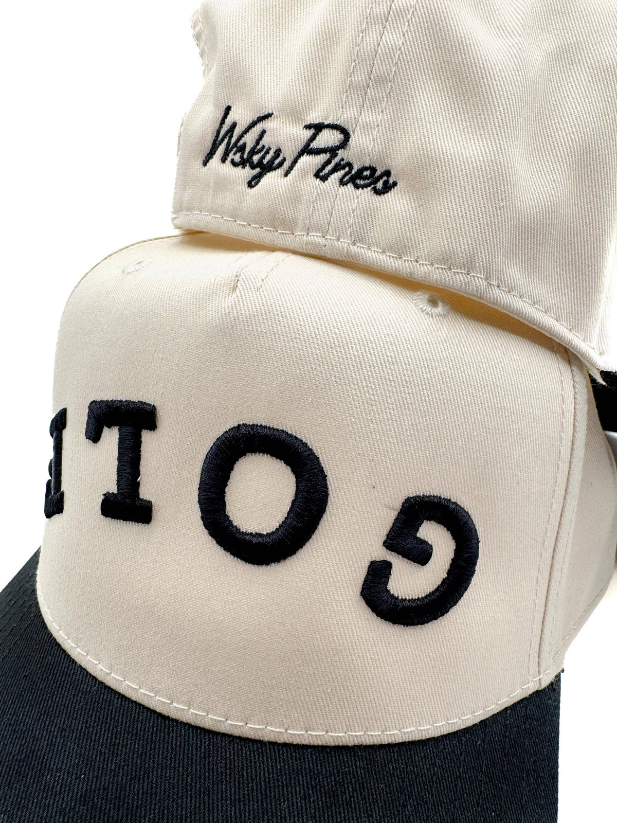 Embroidered "GOLF" Trucker Hat: Country Club Style