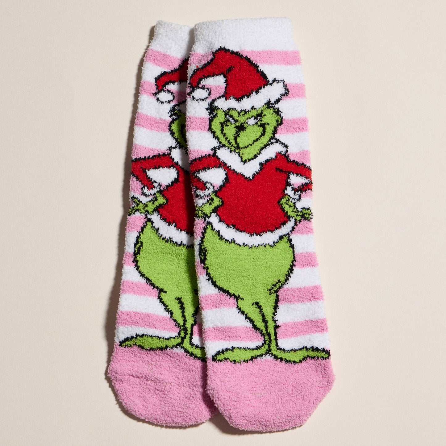 Christmas Theme Printing Winter Fuzzy Cozy Socks (4 Pairs)