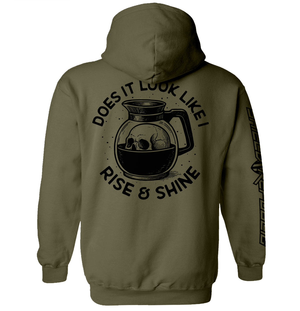 Shield Republic Does It Look Like I Rise & Shine Tee