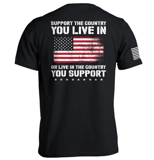 Shield Republic Support The Country You Live In Flag