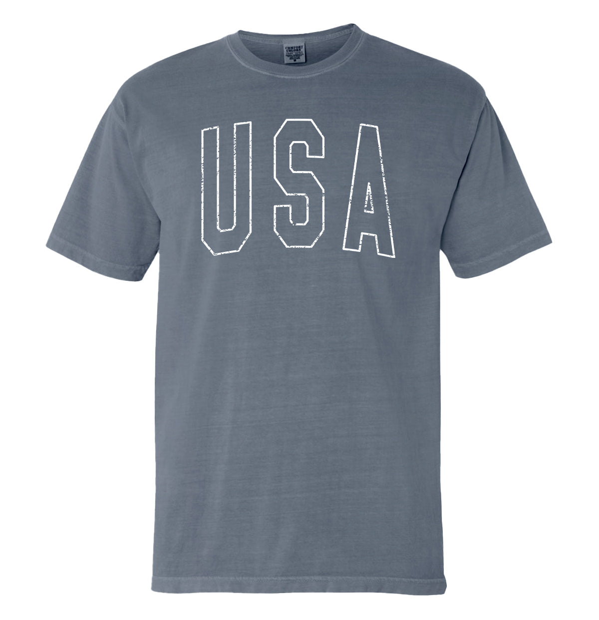 Shield Republic USA Collegiate Solid White (Front)