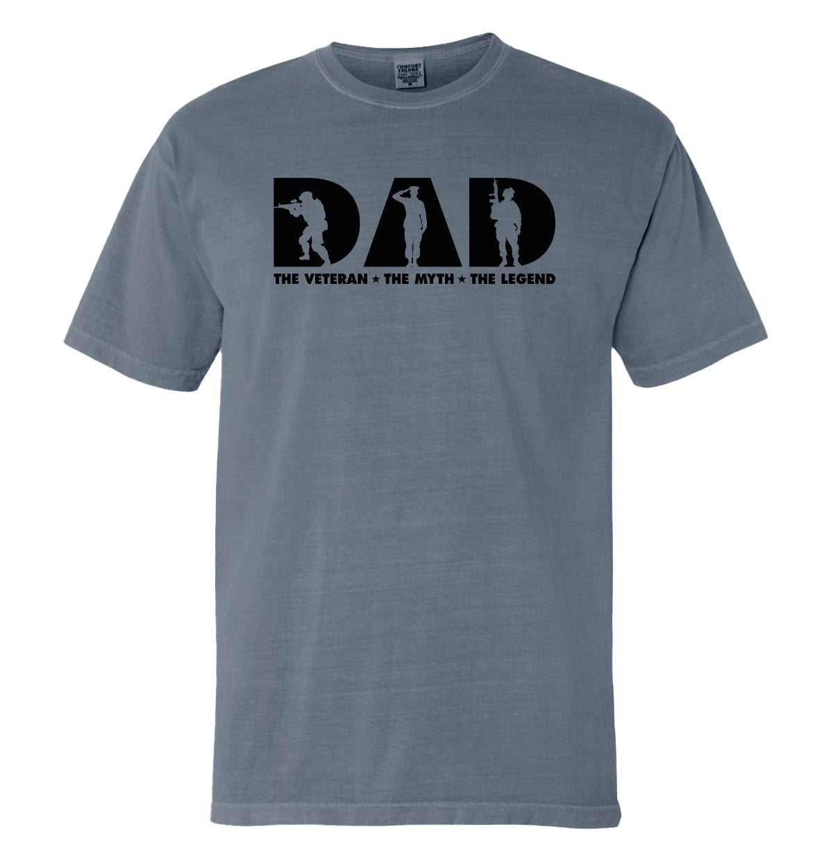 Shield Republic Dad The Veteran The Myth The Legend (Front)