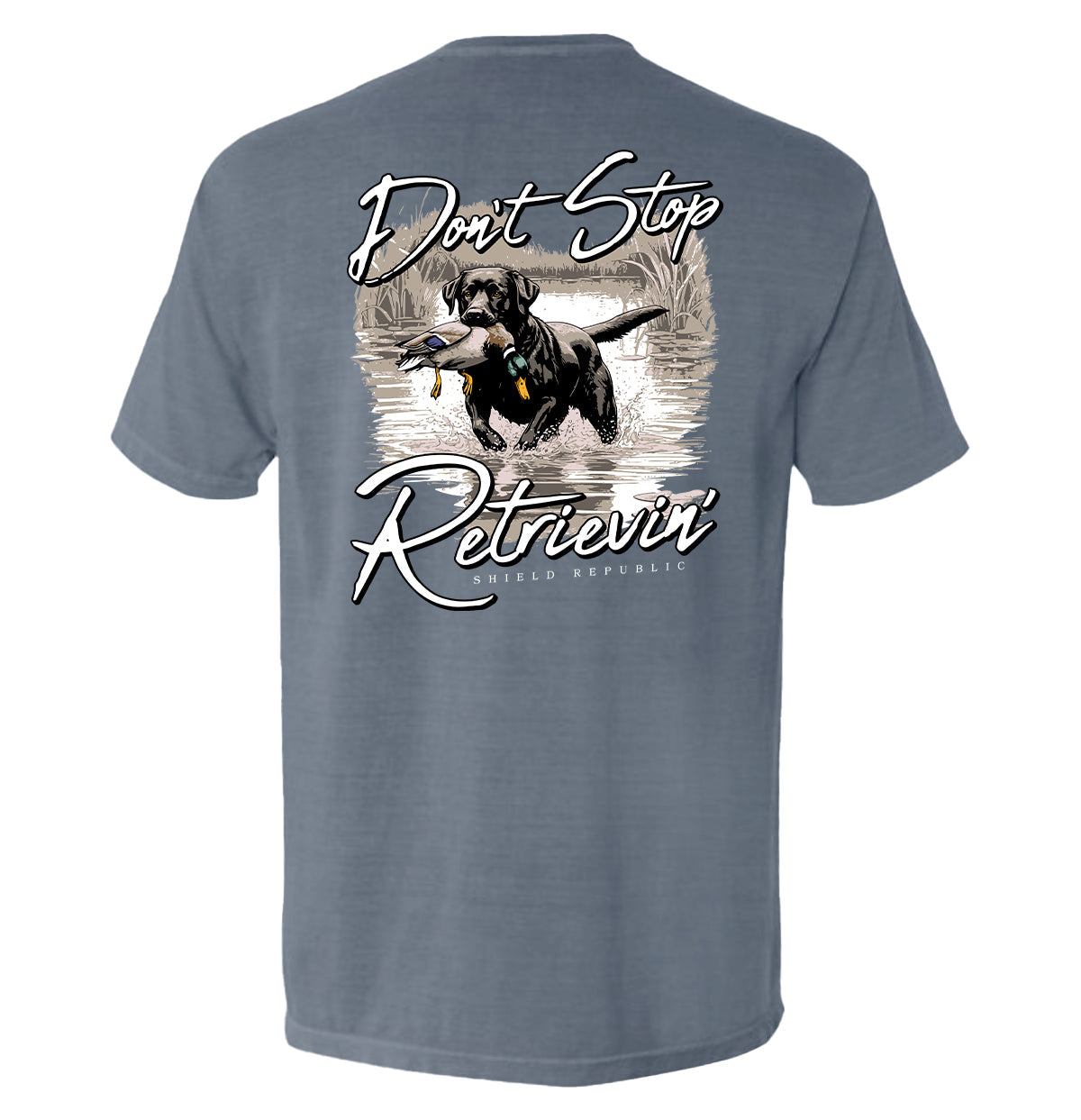 Shield Republic Don't Stop Retrievin' Black Lab