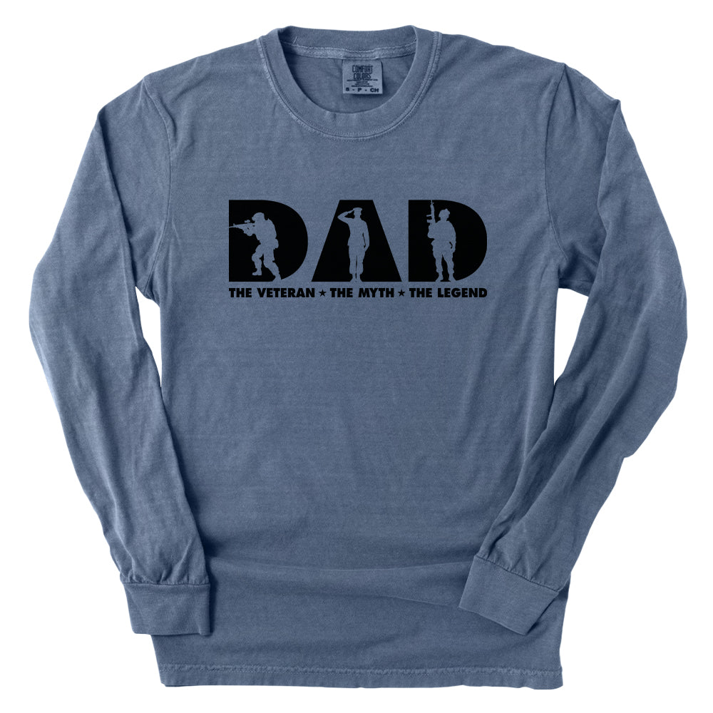 Shield Republic Dad The Veteran The Myth The Legend (Front)