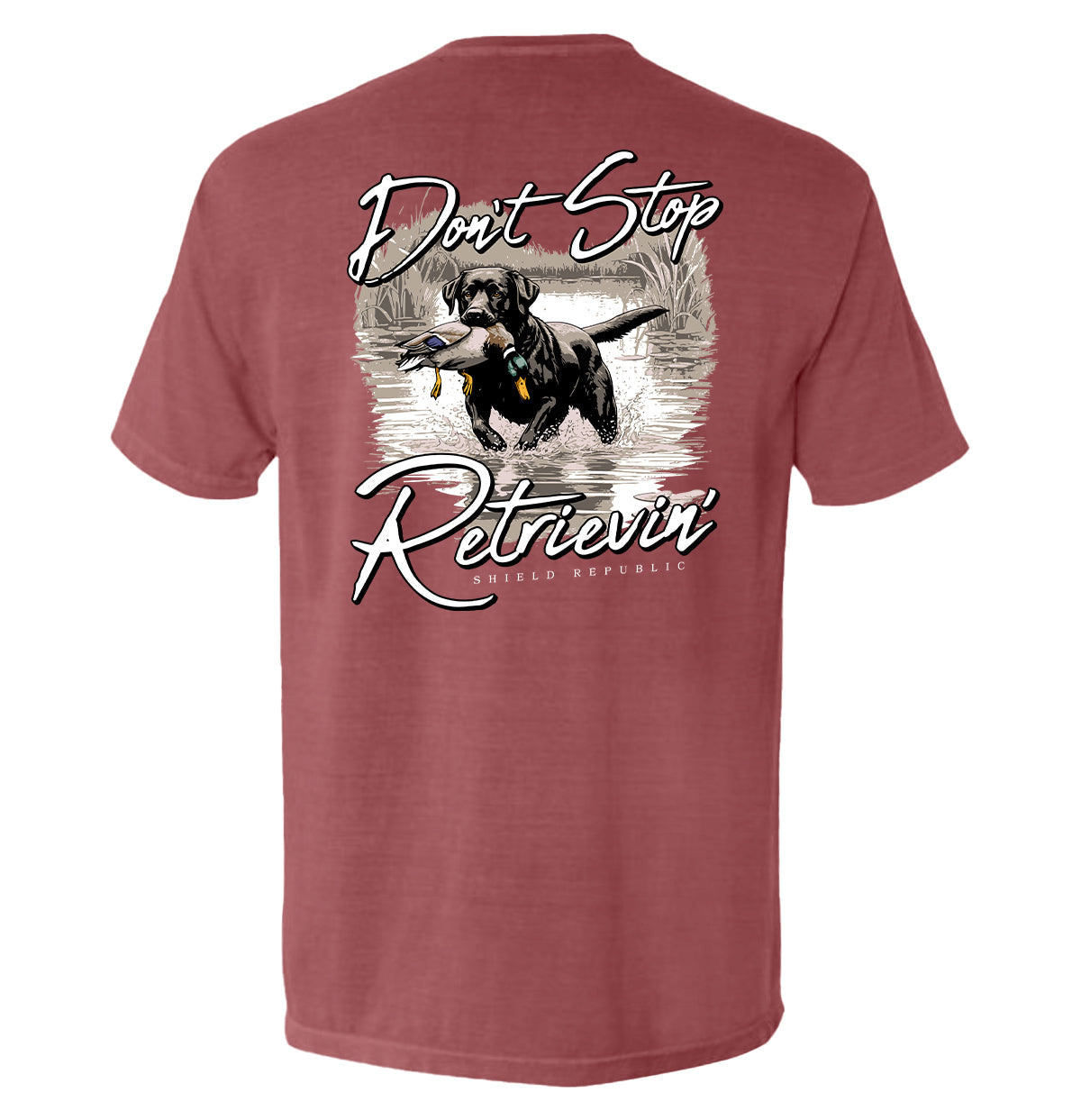Shield Republic Don't Stop Retrievin' Black Lab