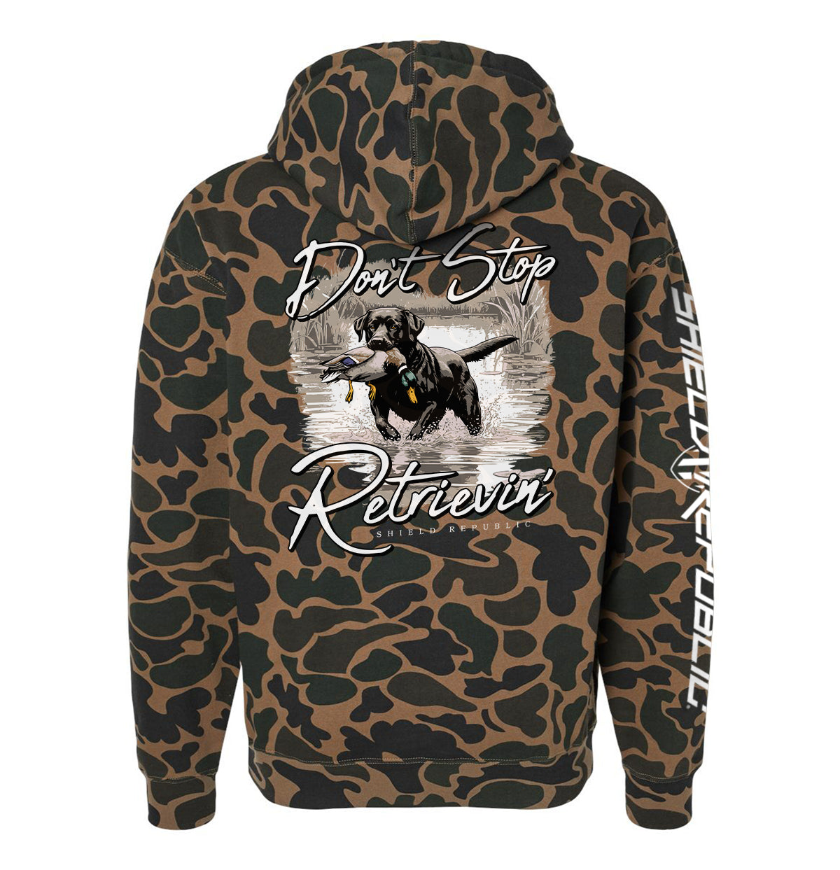 Shield Republic Don't Stop Retrievin' Black Lab