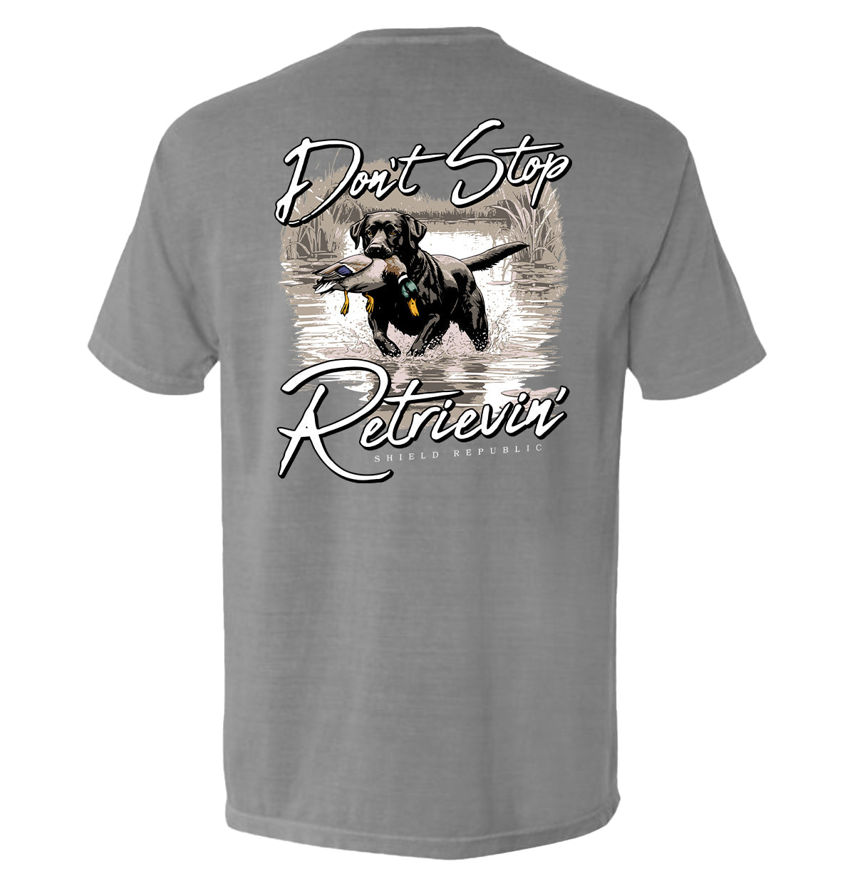 Shield Republic Don't Stop Retrievin' Black Lab
