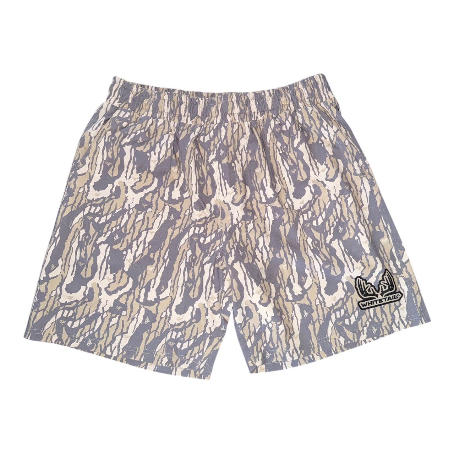New!!! Whitetail Co. Hunt Camp Shorts Faded Old Tree Bark