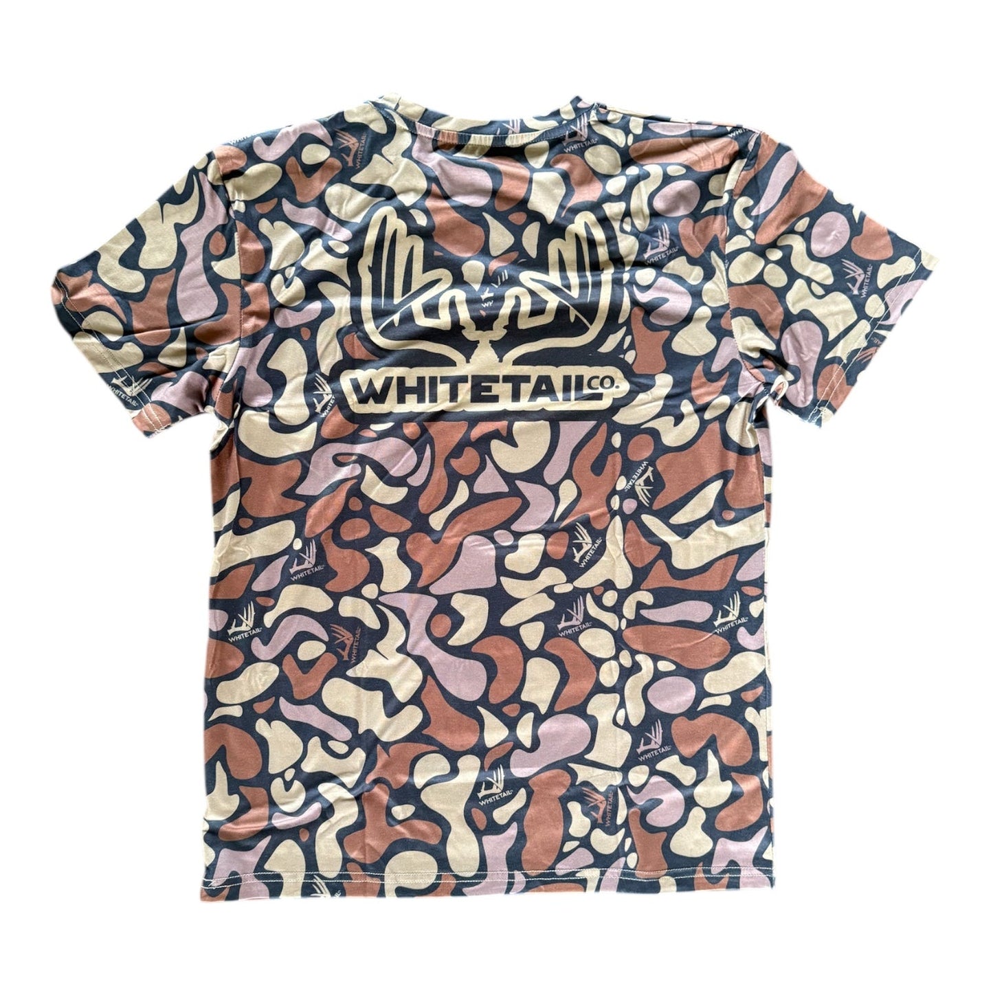 New !!! Whitetail Co. Old Dark Duck Camo Faded Pocket Tee