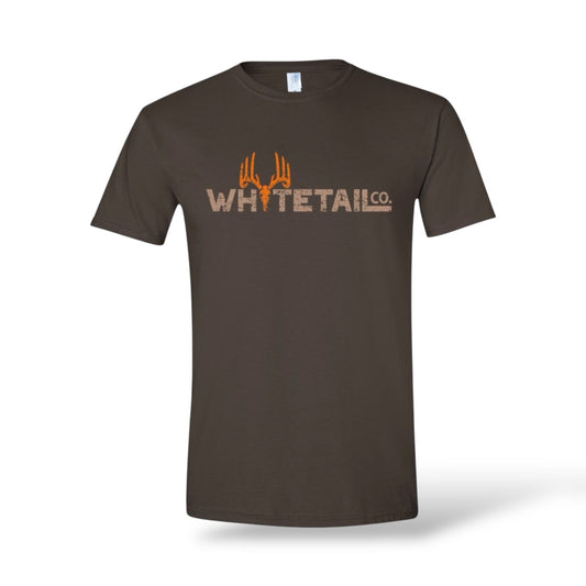 Whitetail Co. Logo Tee Brown/Orange