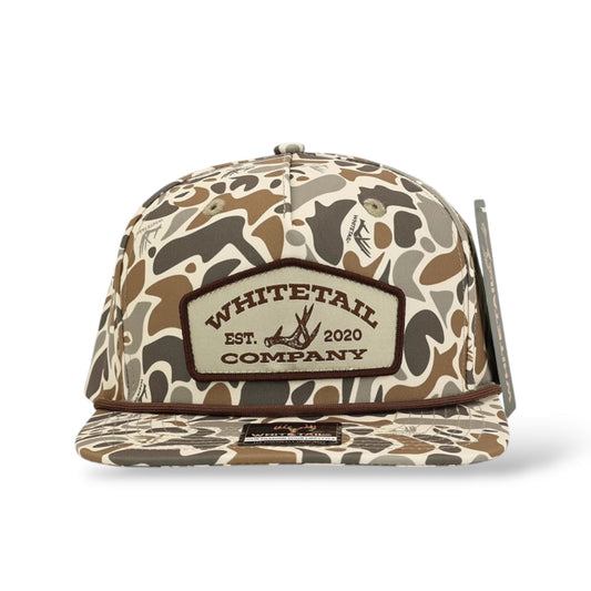 Whitetail Co. | Old Camo | Shed Patch |  Ropy Trucker