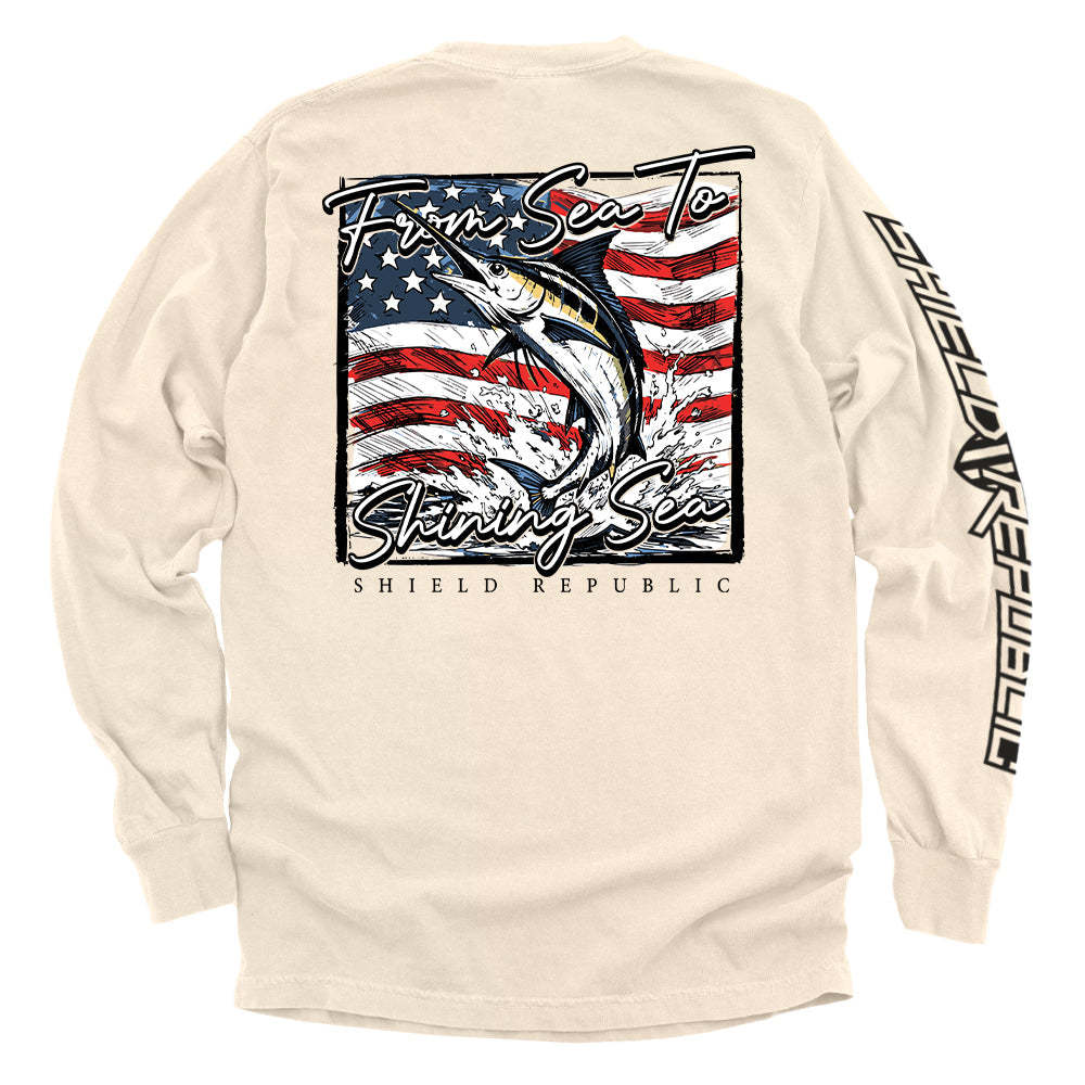 Shield Republic From Sea To Shining Sea Marlin (Back Print)