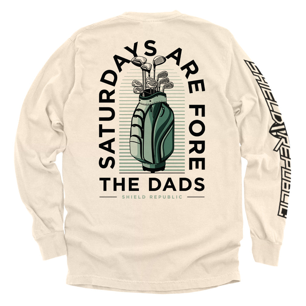 Shield Republic Saturdays Are For The Dads Golf Green