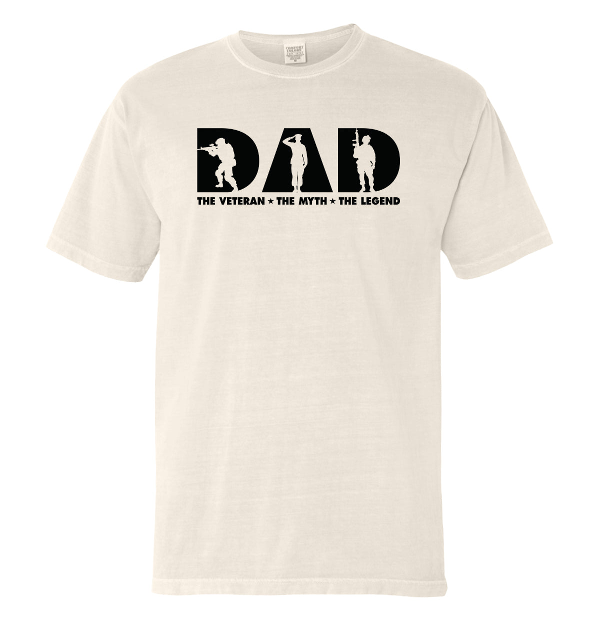 Shield Republic Dad The Veteran The Myth The Legend (Front)