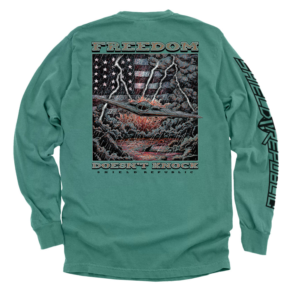 Shield Republic Freedom Doesn't Knock Tee