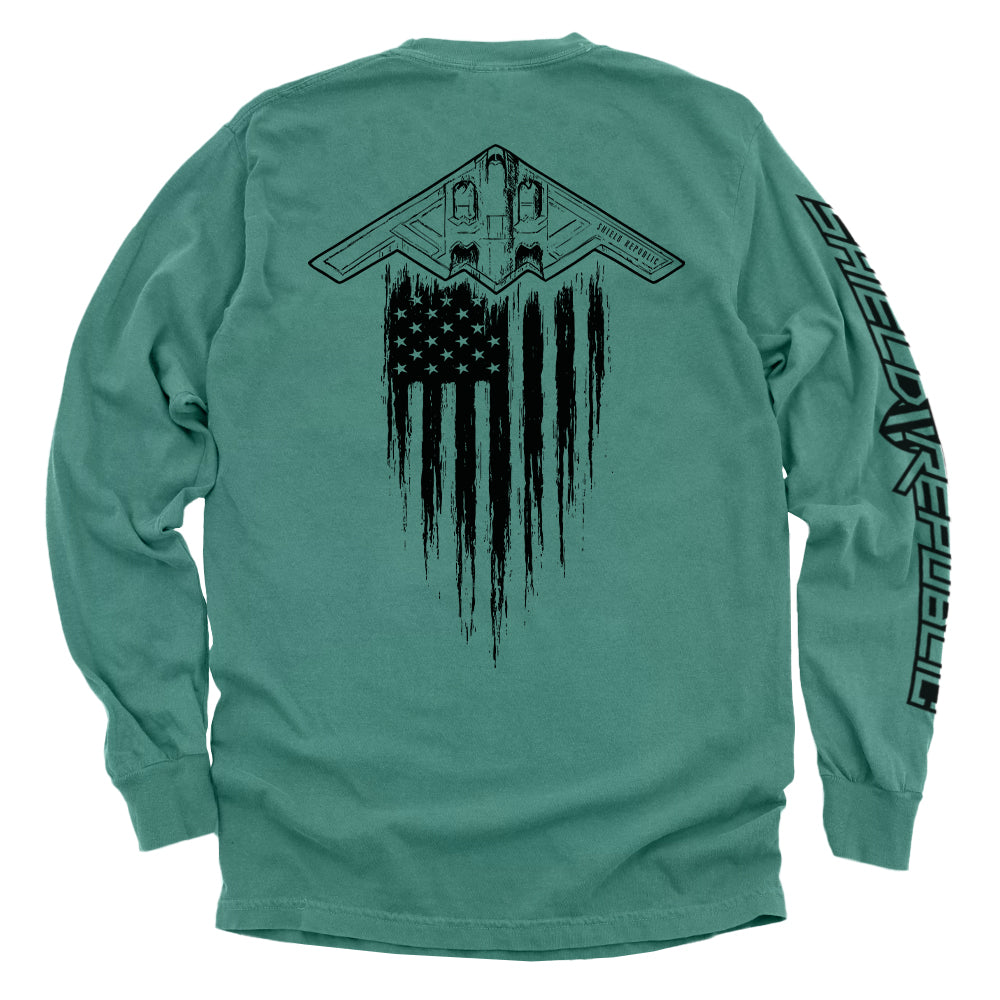 Shield Republic B2 Stealth Bomber Flag