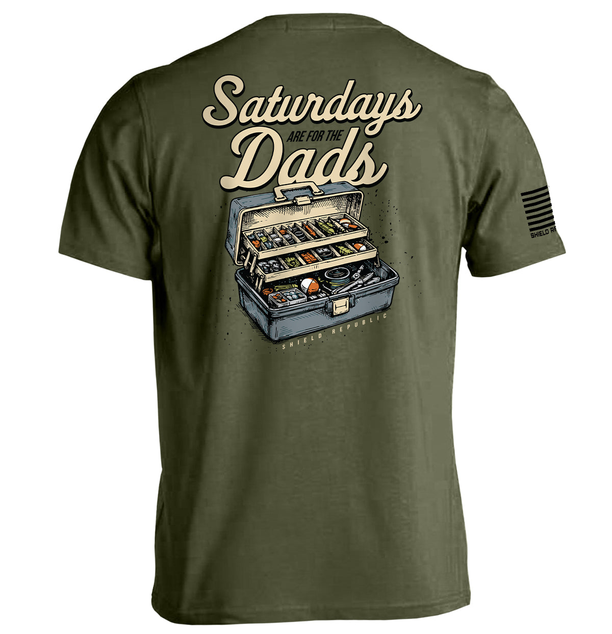 Shield Republic Saturdays Are For The Dads Tackle Box