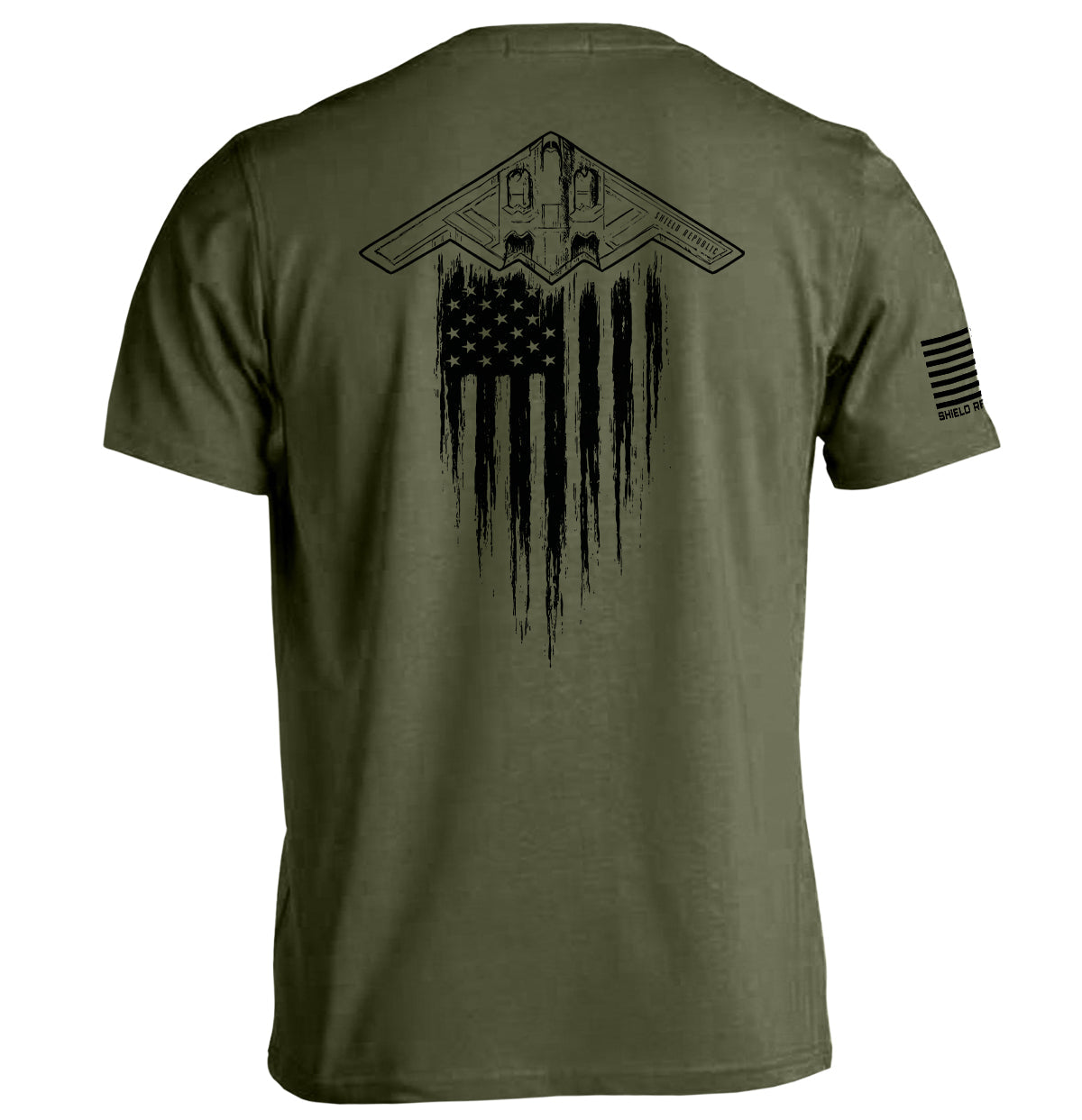 Shield Republic B2 Stealth Bomber Flag